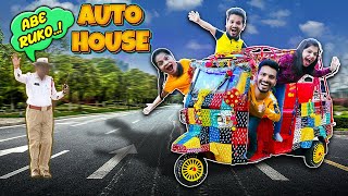 Living In AutoRickshaw For 24 Hours  Hardest Challenge Ever  Hungry Birds [upl. by Noirod765]