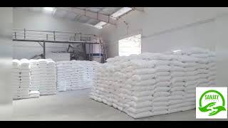 Refined Iodised Free Flow Salt manufacturing process [upl. by Eleira]