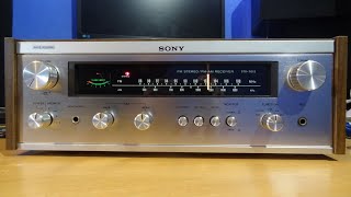 Sony STR 7015 Stereo Receiver Review amp Small Service Timeless Looks  Vintage HiFi Audio 7025 7035 [upl. by Eissak]