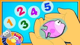 12345 Once I Caught a Fish Alive  Learn Numbers and Nursery Rhymes for Kids with Silly Sox [upl. by Kingdon714]