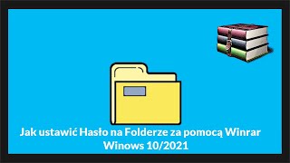 Jak ustawić hasło na Archiwum Winiar w windows 10 [upl. by Alleuol]