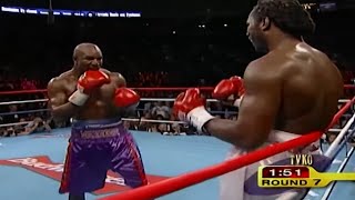 Evander Holyfield vs Lennox Lewis II  1999 highlights [upl. by Eeliab]