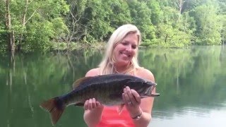 Guided Fishing Fontana Lake  Tuckasegee River [upl. by Odele]