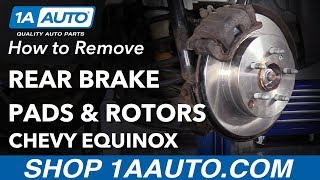 How to Replace Rear Brake Pads amp Rotors 1017 Chevy Equinox [upl. by Louisa616]