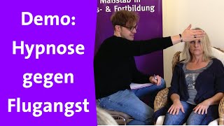 Hypnose gegen Flugangst  Ablauf und live Demo [upl. by Rosabella]