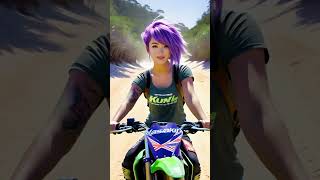 🏍️ Girl Power on Two Wheels Conquering the Trails  Dirt Bike Adventures [upl. by Llednil]