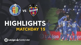 Highlights Getafe CF vs Levante UD 40 [upl. by Nosinned]