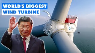 China Installs Worlds Largest Wind Turbine MySE 16260 [upl. by Mettah549]