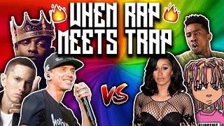 RAP VS TRAP ft Eminem Lil Pump Logic Cardi B [upl. by Marney]