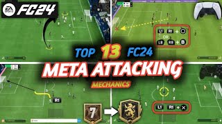 13 combined overpowered and effective attacking tricks on EA FC24 DECEMBER METAdeepresearcherFC [upl. by Attenat]