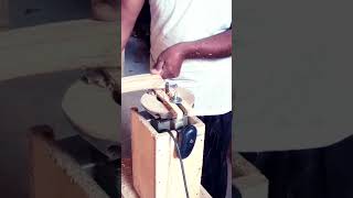 Working on roter machine carpentery woodwork wood workout carpentry furniture carpenterworks [upl. by Icats]