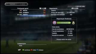 como contratar qual quer jogador na liga master no pes 2013 [upl. by Onin]