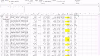 Automated Stock Analysis Using Excel VBA and FinVizcom [upl. by Anma]