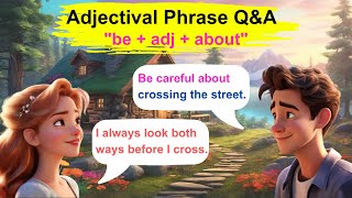 English Conversation Practice丨Adjectival Phrase With  about丨English Speaking Practice [upl. by Favrot]