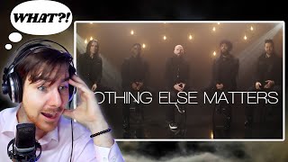 MUSIC COACH REACTS VoicePlay  Nothing Else Matters first time reaction [upl. by Arvo]