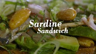 How to Make Gabrielle Hamiltons Sardine Sandwich [upl. by Kinsman]