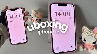 Iphone 13 128gb  unboxing  organizando💗 [upl. by Eiznikcm]