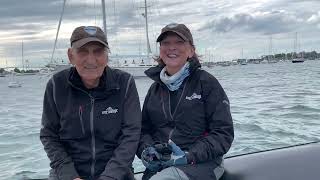 Austin and Gwen Fragomen on NYYC Annual Regatta Day 1 [upl. by Ahsahtan]