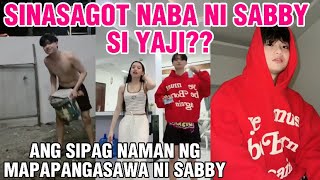 YAJI TINATAWAG NA MAPAPANGASAWA NI SABBY😍😍KINIKILIG SI YAJI sabbyandsophia sabby yabby yaji [upl. by Ardnas]