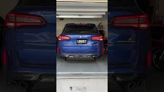 BMW F95 X5M Comp w Akrapovic Exhaust amp Secondary Downpipe [upl. by Ayikat]