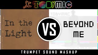 TobyMac  In the Light vs Beyond Me MashUp  Lyric Video [upl. by Yezdnil]