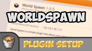 Bukkit plugin setup 001 World Spawn [upl. by Gintz]