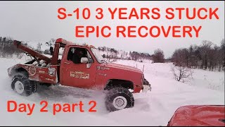 3 YEAR STUCK OFF ROAD RECOVERY day 2 part 2 by BSF Recovery Team [upl. by Erlond]