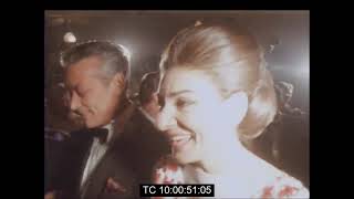 Maria Callas Attends Paris Film Premiere  Refuses To Comment On OnassisKennedy Marriage  Oct1968 [upl. by Gurtner]