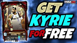 GET KYRIE IRVING FOR FREE FROM PLAYERS CHOICE THEME  NBA 2K MOBILE [upl. by Fairbanks432]