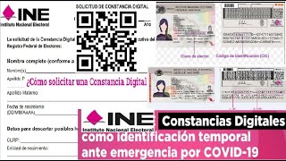 CÓMO TRAMITAR CREDENCIAL INE EN FORMATO DIGITAL POR SI LA PERDISTE O NO PUDISTE RECOGERLA A TIEMPO [upl. by Anair733]