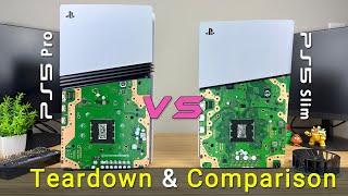 PS5 Pro Teardown and Comparison with PlayStation 5 Slim [upl. by Nuncia]