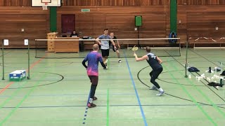 Bezirksmeisterschaft Nord 1 Finale Herrendoppel  Badminton NRW [upl. by Manchester]