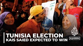 Kais Saied set to win Tunisia presidential election Exit poll [upl. by Eilhsa]