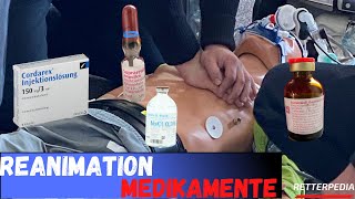 Medikamente REANIMATION  ERWACHSENE  Adrenalin Amiodaron Lidocain [upl. by Mellitz]