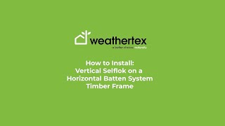 How To Install Vertical Selflok on a Horizontal Batten System Timber Frame [upl. by Arrait]