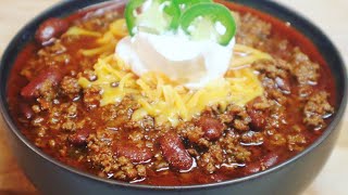 Simply Delicious Chili Recipe [upl. by Moffit805]