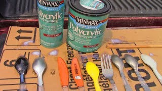 Testing Minwax Polycrylic clear coat [upl. by Ahseikan866]