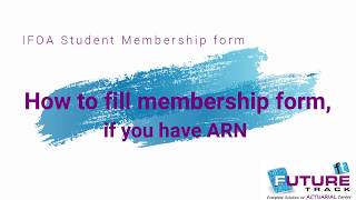 How to fill Actuarial membership form of Institute and Faculty of Actuaries IFOA [upl. by Salome]