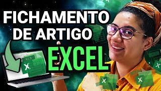 Como fazer fichamento de artigos científicos usando o Excel [upl. by Strong]