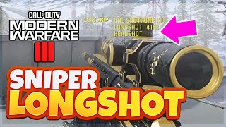 How to Get Longshot on MW3 Sniper Class [upl. by Auop]