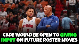 Cade Cunningham would be open giving Input on roster moves  Detroit Pistons free agency talks [upl. by Gingras576]