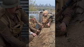 Rifle Grenade Firing  WW1 Newville Nov 2023 history reenactment ww1 smle [upl. by Zebe]