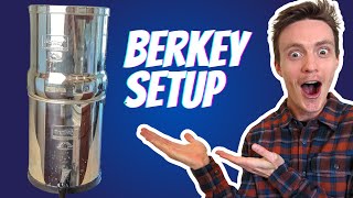 Berkey Water Filter Setup Guide Easy Step by Step Tutorial for Beginners [upl. by Oruntha]