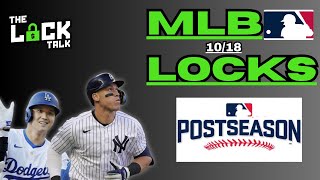 MLB Playoffs Free Picks Predictions amp Player Props  10182024 [upl. by Nahtanhoj]