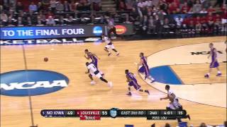 Northern Iowa vs Louisville Wayne Blackshear block [upl. by Kaenel403]