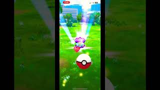 Catching Clamperl Shiny pokemon pokemongo shinypokemon shiny clamperl hoenn shorts [upl. by Aynot]