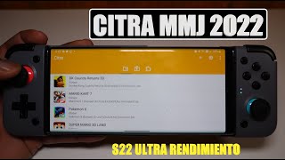 Instalo el Nuevo CITRA MMJ en un Galaxy S22 Ultra  Nintendo 3DS [upl. by Simetra525]