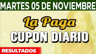 Resultado del sorteo Cupon Diario del Martes 5 de Noviembre del 2024 [upl. by Trudy]