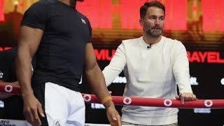 Eddie Hearn reveals fights Anthony Joshua left in amid fresh retirement rumours ahead f Dubois fight [upl. by Orion]