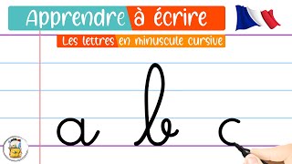 Apprendre À Écrire Les Lettres De LAlphabet En Minuscule Cursive  Apprendre À Tracer Les Lettres [upl. by Rebmyt734]